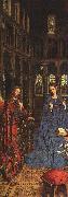 EYCK, Jan van The Annunciation sdw Germany oil painting reproduction